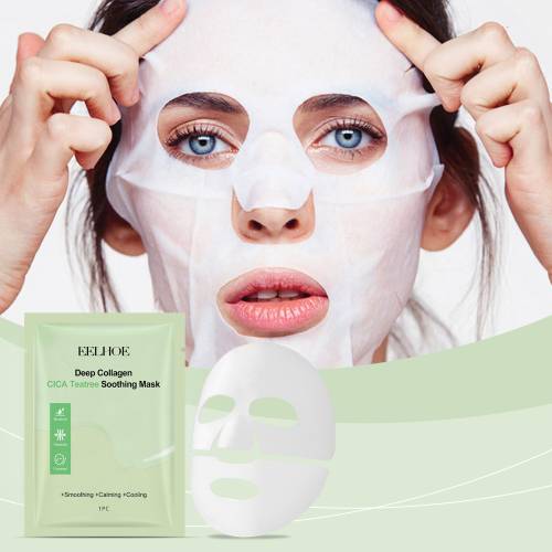 Collagen Tea Tree Sheet Mask with Hyaluronic Acid & Centella