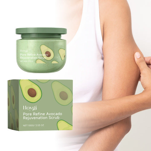 Avocado Ice Cream Body Scrub, Exfoliating Shower Scrub