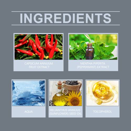Herbal Body Massage Cream with Peppermint & Pepper Extract