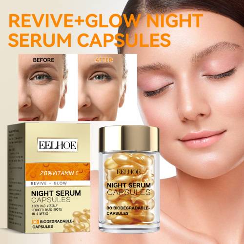 Vitamin C Face Serum Capsules, Brightening & Firming