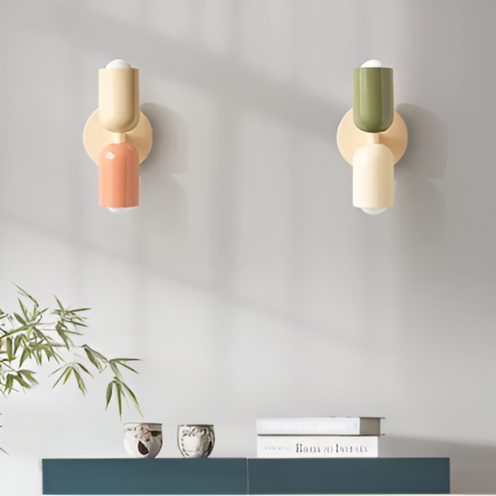 LED Wall Lamp Contemporary Dual-Glow Design