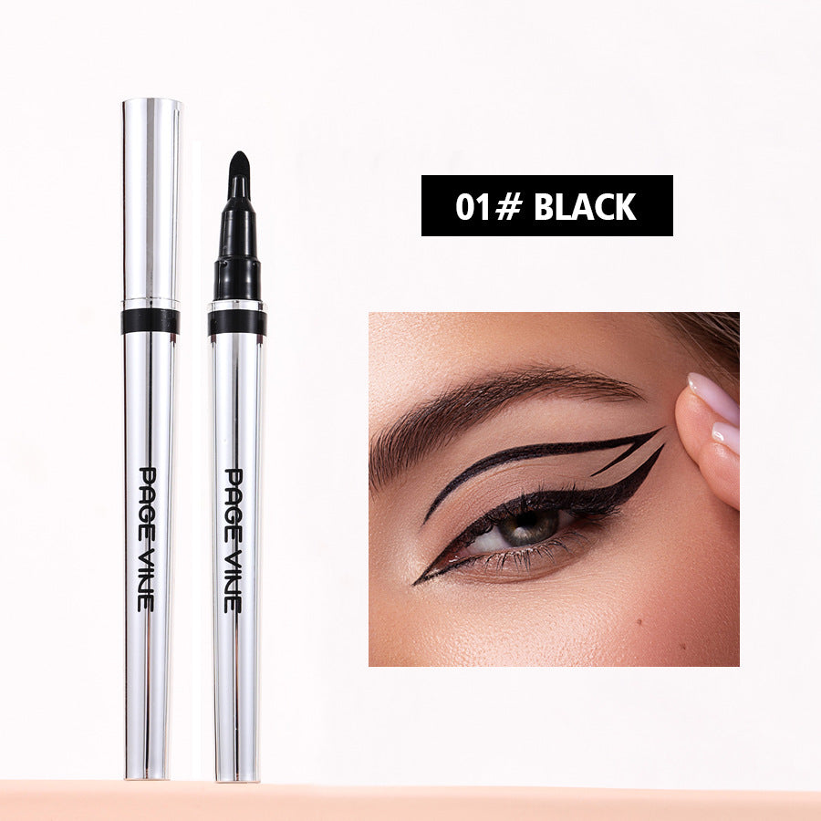 Waterproof Quick-Dry Liquid Eyeliner Pen, Long-Lasting, Black or Brown