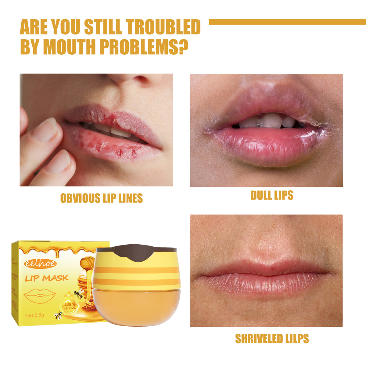 Honey Lip Mask with Vitamin E