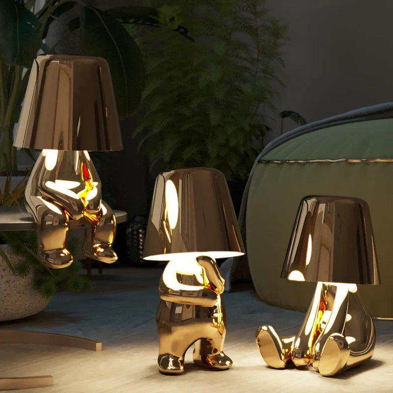 RayDudes Lamp Playful Rechargeable LED with Touch Dimming