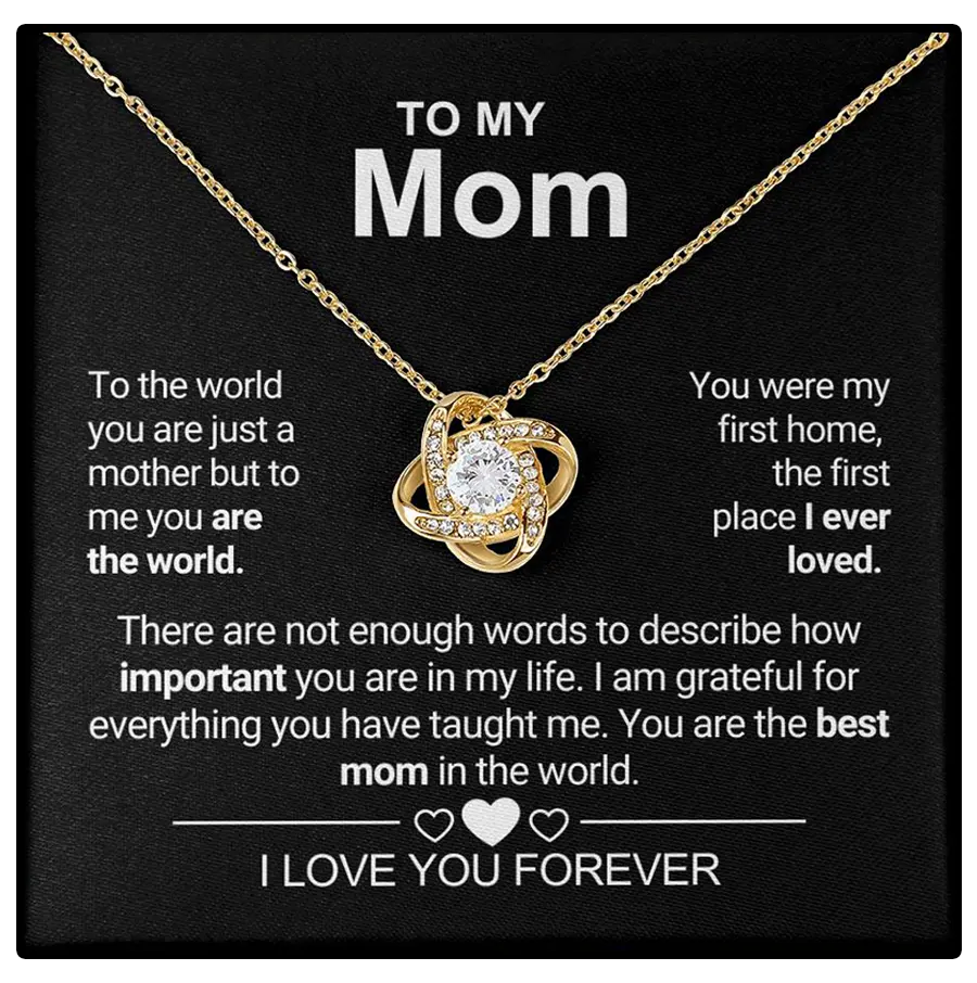 Forever Rose - Necklace & Message Gift Set