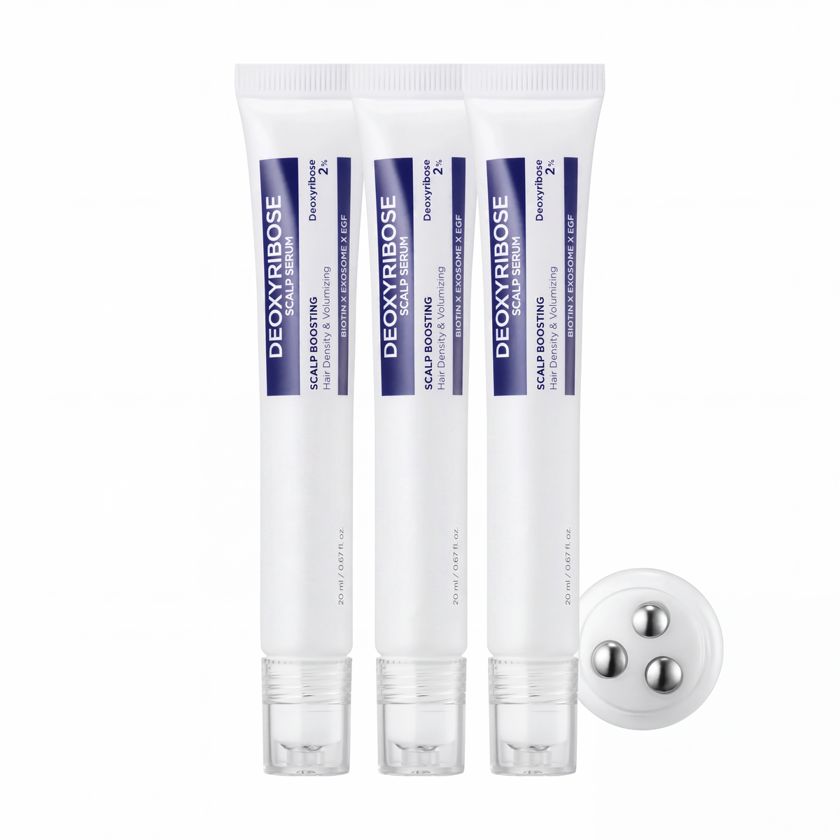 Deoxyribose Scalp Serum with Rosemary and Caffeine for Fuller Hair