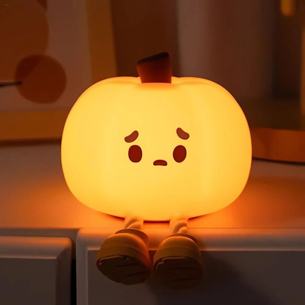Rechargeable Kids Night Light Soft Silicone Animal Touch Activated Lamp Dimmable
