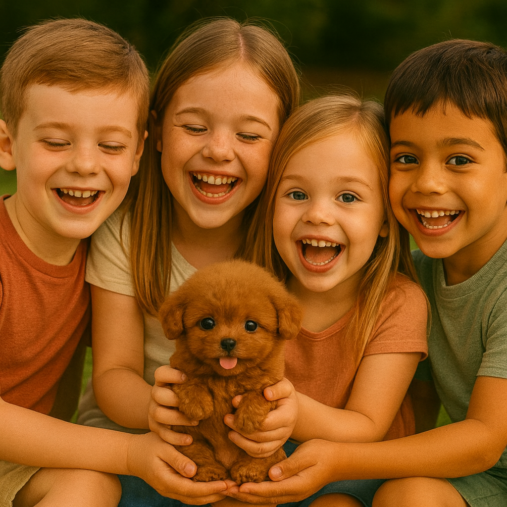 Kids' Realistic Plush Dog Stuffed Animals Toy with Soft Curly Fur and Lifelike Details Walking