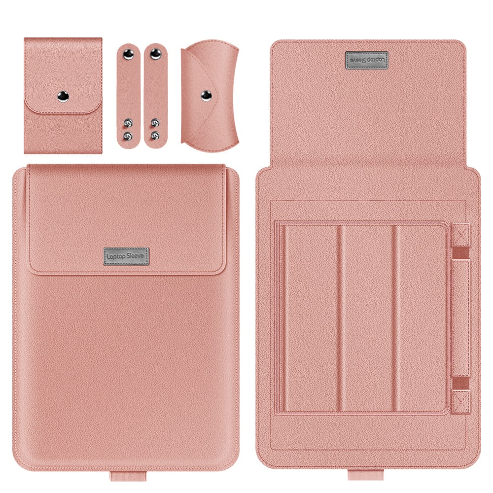 Laptop Sleeve Computer Case with Pu Leather for 13 to 15.6 Inch 14