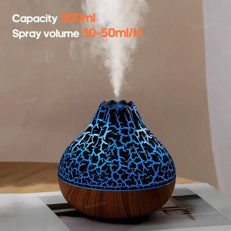 Volcano Air Humidifier with LED Nightlight