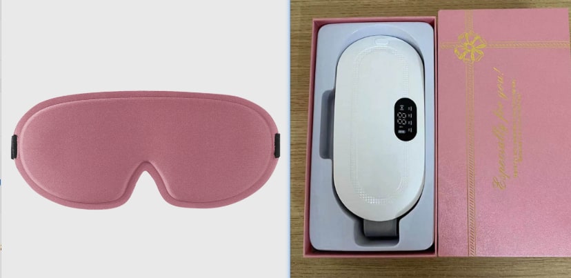 Menstrual Heating Pad for Cramps Vibrating Massage Electric Waist Belt and Digital Display