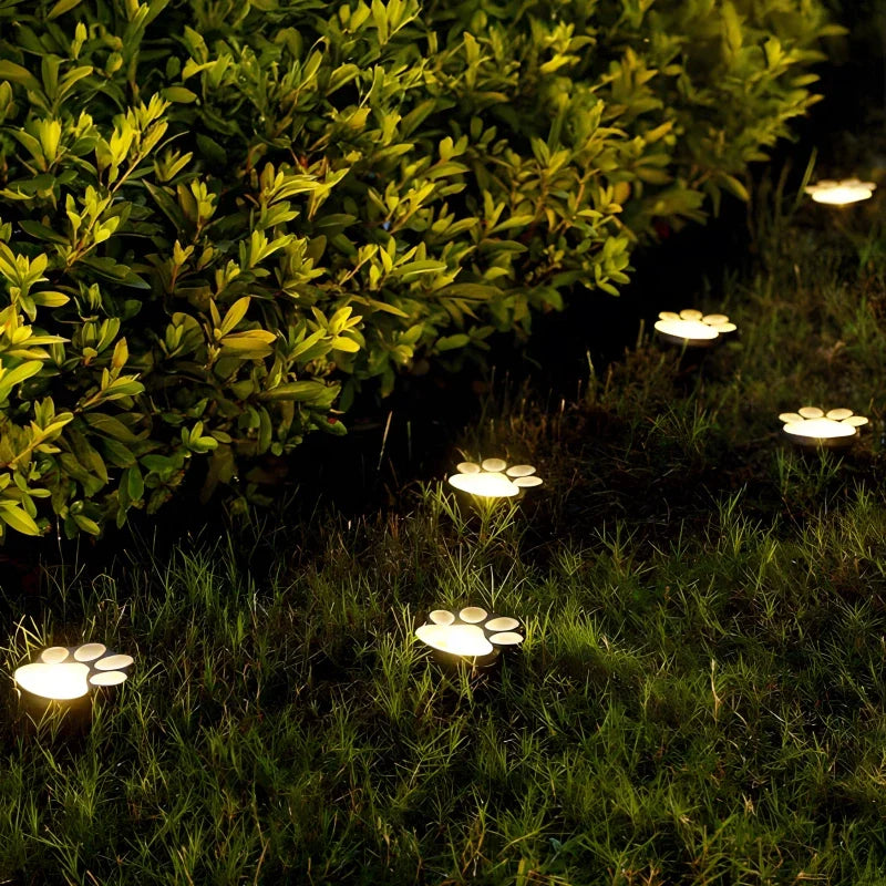 Animal Paw Pathway Light Eco‑Friendly Solar Garden Décor