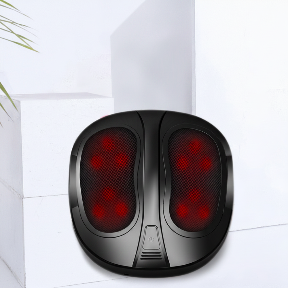 Electric Shiatsu Foot Massager with Heat and Vibrating Nodes