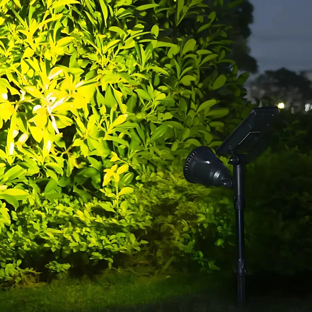 Solar Garden Lights Landscape Powered Spotlight Adjustable Rechargeable Outdoor