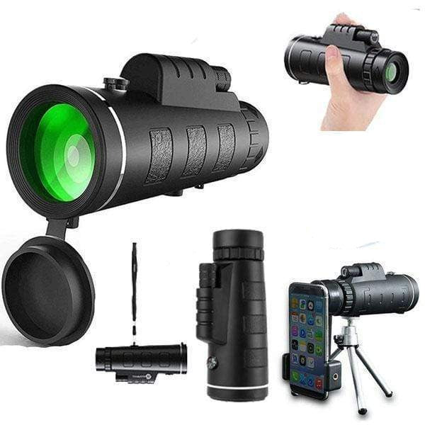 Starscope Monocular - High Power 4k Monocular with Mobile Holder & Tripod - Military Grade Waterproof Monocular