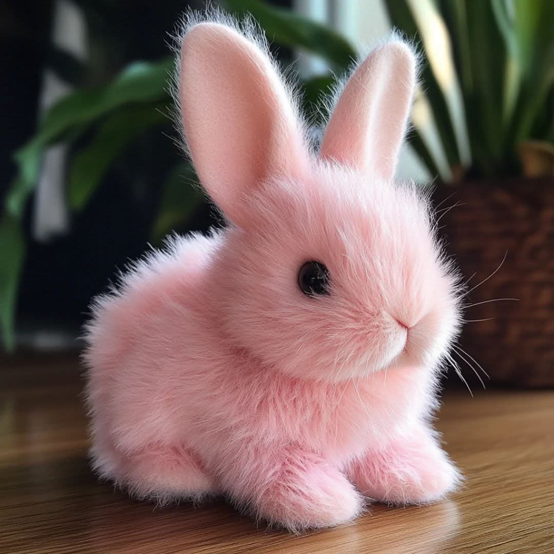 Toy Bunny Plush Interactive Soft Faux Fur Gift