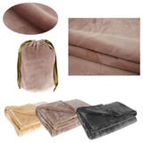 USB Heated Blanket and Throw with Plush Fleece Storage Bag 63 X 33 Inches King Size Electric