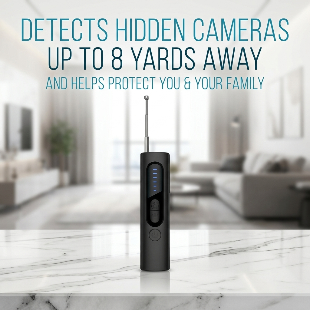 Military Grade Hidden Camera Detector with RF and GPS Tracking
