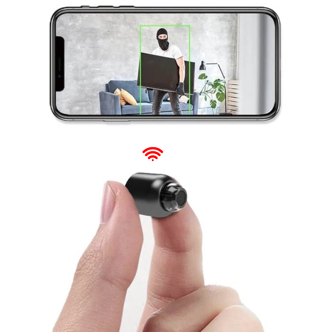 Wireless Mini Security Camera for House System with Night Vision and Hidden Compact Design
